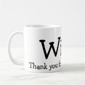 Danke für Sein ein Freund…, Wilky Kaffeetasse (Links)