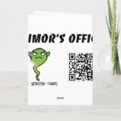 Danke für Sein intelligent - danke zu kardieren (Rückseite)