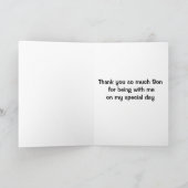 danke für Sein mein Trauzeugesohn (Innenseite)