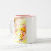 Danke für Sein meine Freund-Tasse Zweifarbige Tasse (Vorderseite Links)