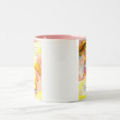 Danke für Sein meine Freund-Tasse Zweifarbige Tasse (Mittel)