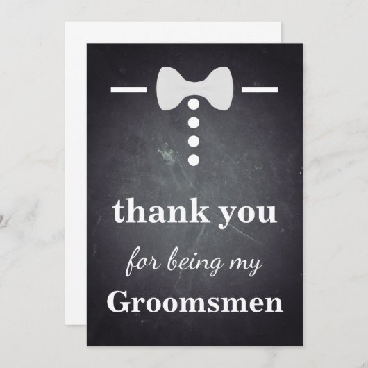 Danke für Sein meine Trauzeugen (Vorne/Hinten)