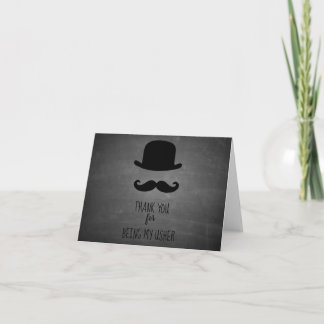 Danke für Sein meine Usher-Karte