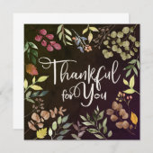 Danke für Sie - Erntedank Einladung (Vorne/Hinten)