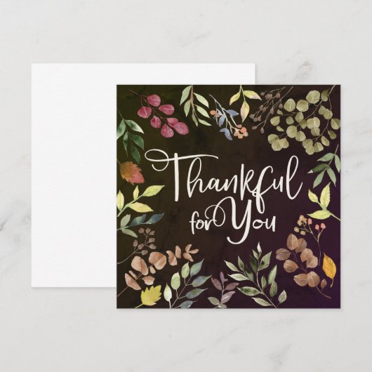 Danke für Sie - Erntedank Einladung (Vorne/Hinten)