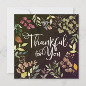 Danke für Sie - Erntedank Einladung (Vorderseite)