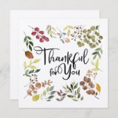 Danke für Sie - Erntedank Einladung (Vorne/Hinten)