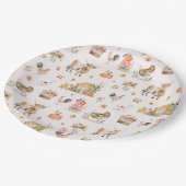 Danke für Sie | Herbstdusche Pappteller (Schrägansicht)