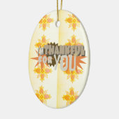 Danke für Sie Keramikornament (Links)