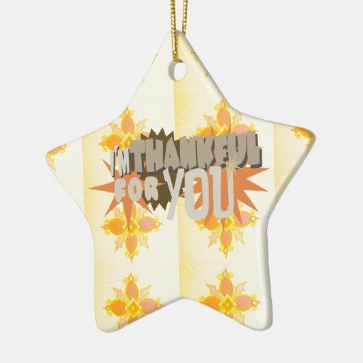 Danke für Sie Keramikornament (Links)