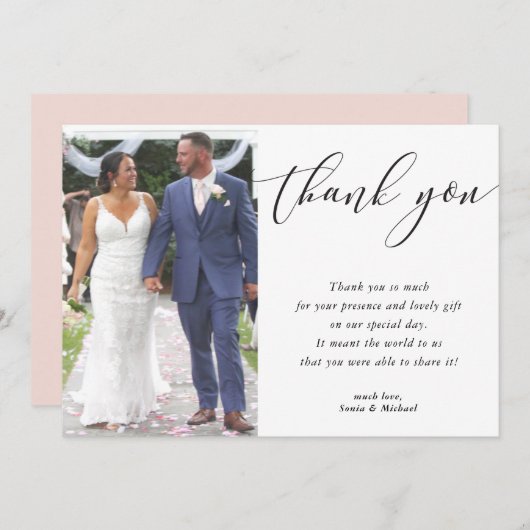 DANKE für Sonia & Michael (Vorne/Hinten)