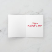 Danke für Sprichwort JA! Funny Zitat Muttertag Karte (Innenseite)