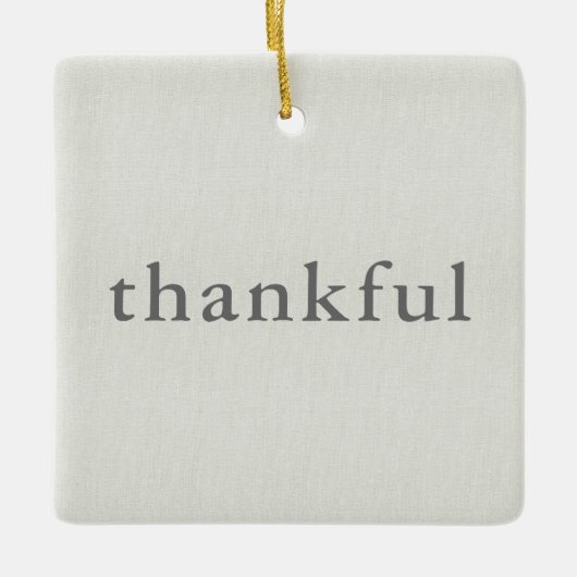 Danke für unsere erste Zuhause Keramikornament (Vorderseite)