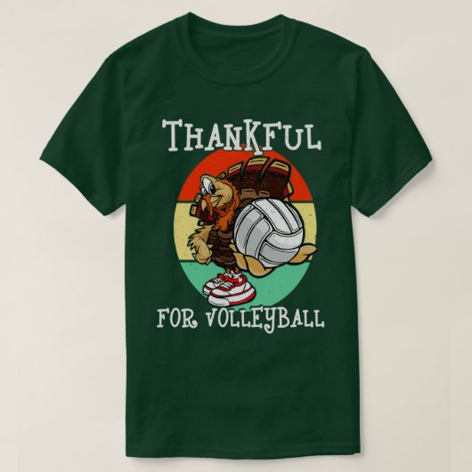 Danke für Volleyball Erntedank Sport Liebe Fa. T-Shirt (Design vorne)