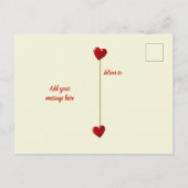 Danke für Weihnachtsgeschenke grün mit Foto Ankündigungspostkarte (Rückseite)