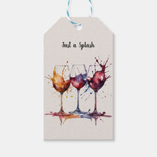 Danke fürs Abendessen für die Weinprobe Geschenkanhänger