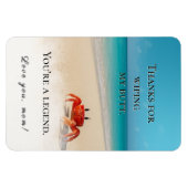 "Danke fürs Abwischen meines Hinterns - Funny Mama Magnet (Horizontal)