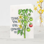 Danke fürs Kommen Karte (Gelbe Blume)