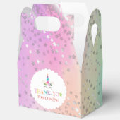 Danke fürs Kommen Magischer Einhorn-Geburtstag Geschenkschachtel (Offen)