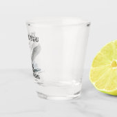 danke fürs Kommen Schnapsglas (Rechts)