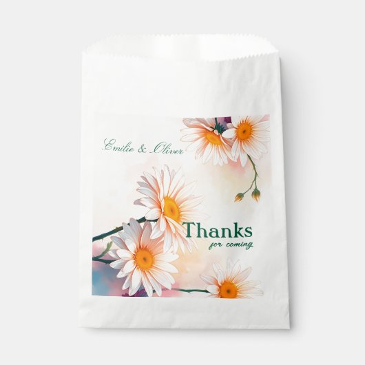 Danke fürs Kommen und dein Name Geschenktütchen (Vorderseite)