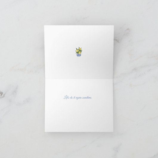 Danke fürs Mittagessen (Innenseite)