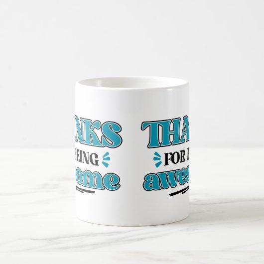 Danke fürs Phantastisch sein Kaffeetasse (Mittel)