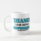 Danke fürs Phantastisch sein Kaffeetasse (Links)