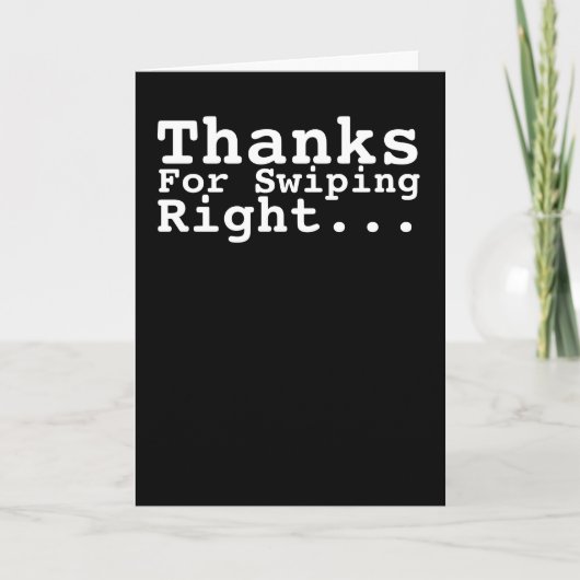 Danke fürs Schwimmen des rechten Spaßes Karte (Vorderseite)