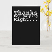 Danke fürs Schwimmen des rechten Spaßes Karte (Gelbe Blume)