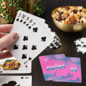 Danke fürs Spielen, Rosa Blauer Traum Spielkarten (In Situ)