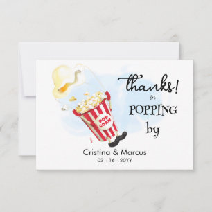 Danke fürs Vorbeikommen Popcorn Event