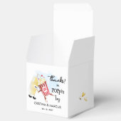 Danke fürs Vorbeikommen Popcorn Geschenkschachtel (Geöffnet)