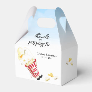 Danke fürs Vorbeikommen Popcorn Hochzeit Geschenkschachtel