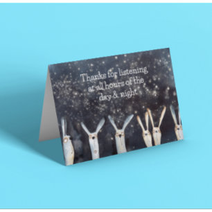 Danke fürs Zuhören