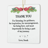 Danke fürs Zuhören, für Anleitung Keramikornament (Links)