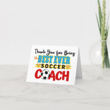 Danke Fußball Coach