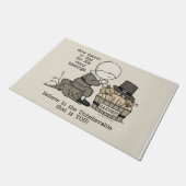 Danke Fußmatte (Schrägansicht)