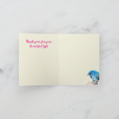 Danke G Card : Blue Birds Happy (Innenseite)