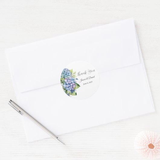 Danke, Gastgeschenk Hochzeit Stickers (Umschlag)