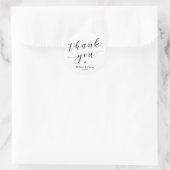 Danke Gastgeschenk Hochzeit Wedding Sticker / Labe (Tasche)