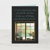 Danke Gebets-Karte (Vorderseite)