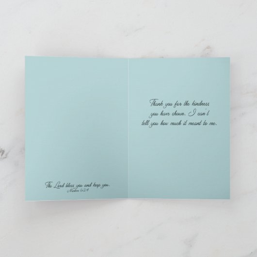 Danke Gebets-Karte (Innenseite)