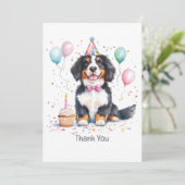Danke Geburtstag Berner Sennenhund (Stehend Vorderseite)