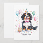 Danke Geburtstag Berner Sennenhund (Vorne/Hinten)