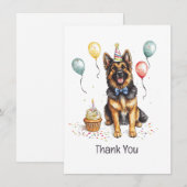 Danke Geburtstag Deutscher Schäferhund (Vorne/Hinten)