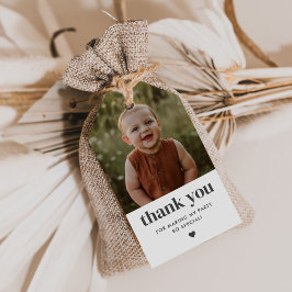 Danke, Geburtstag Foto Geschenkanhänger