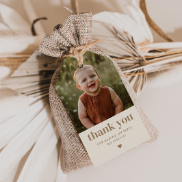 Danke, Geburtstag Foto Geschenkanhänger