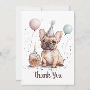 Danke Geburtstag Französische Bulldogge