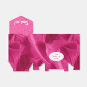 "Danke, Geburtstag Fuchsia Textured Fabric Look Geschenkschachtel (Ungefaltet)
